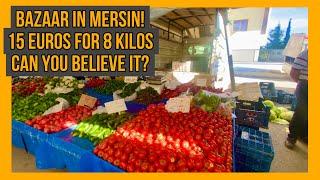 Bazaar in Mersin! Just look at this wealth of freshness! Dou you want to buy?