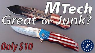 MTech Folding Knives - Unboxing & Review