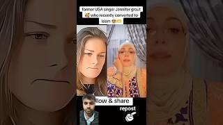 ️The famous American singer,Jennifer grout,recited the Holy Quran in such a beautiful voice.#shorts