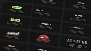 20+ Heading Designs & Animations with HTML, CSS & JavaScript