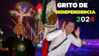 GRITO de INDEPENDENCIA 2024 en el ZÓCALO de CDMX  asi se despide AMLO