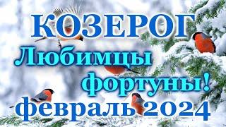 КОЗЕРОГ - ТАРО ПРОГНОЗ на ФЕВРАЛЬ 2024 - ПРОГНОЗ РАСКЛАД ТАРО - ГОРОСКОП ОНЛАЙН ГАДАНИЕ