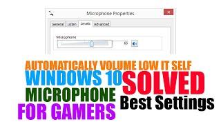 How to Stop Microphone from Auto Adjusting Windows 10 | Microphone keeps resetting to 0 volume !!!