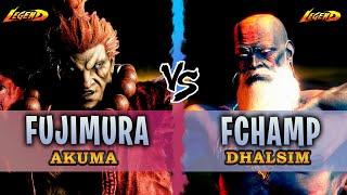 SF6 ▰ Akuma ( Fujimura ) Vs. Dhalsim ( Fchamp )『 Street Fighter 6 』