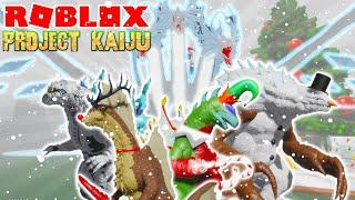 Roblox Project Kaiju - CHRISTMAS UPDATE! New Christmas Skins SHOWCASE!