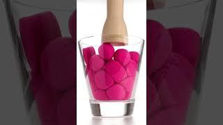 Colorful Balls Drop Squish And Reverse Kinetic Sand #cubes #trixel #rubikcube #cubers