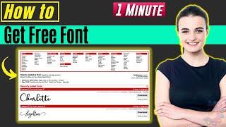 How to get free font 2024 | Setup new fonts