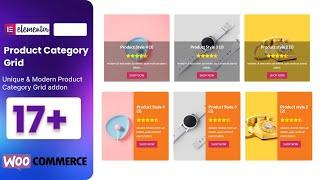 WooCommerce Product Category Grid Elementor addon Tutorial