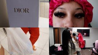 BIRTHDAY MAINTENANCE VLOG | lashes + hair + shopping etc...