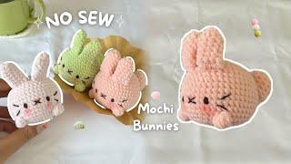  NO SEW  Mochi Bunnies | A step by step crochet tutorial