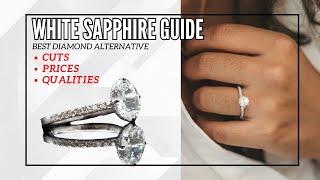 White Sapphire Engagement Ring: Color, Cut Prices & More!