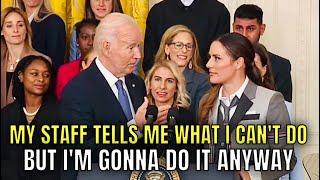 BIDEN’S HANDLERS WERE NOT HAPPY!