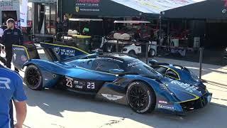 Aston Martin Valkyrie AMR-LMH V12 Start Up and On Track at Sebring