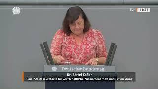 128. Sitzung vom 12.10.2023 Nachhaltigkeitsstrategie Redebeitrag von Dr. Bärbel Kofler, MdB