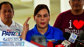 TV Patrol Playback | June 23, 2025