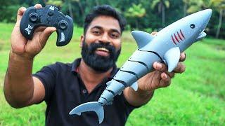 Robot Shark Testing | റോബോട്ട് ഷാർക്കിനെ തോട്ടിൽ ഇറക്കി വിട്ടപ്പോൾ | M4 TECH |