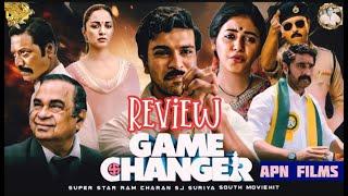 Game Changer Movie Review | Ram Charan | Anjali | Kiara Advani | S. J. Suryah | S.Shankar |APN Films