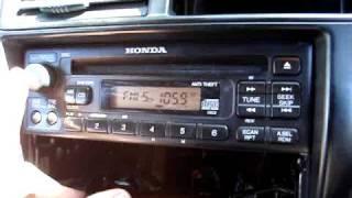 Civic Si CD player Not Working