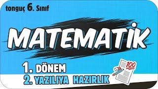 6.Sınıf Matematik 1.Dönem 2.Yazılıya Hazırlık  #2025