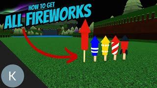 How to get ALL fireworks! | Build a Boat