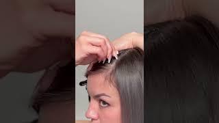 volume hair hack #hair #volumehair #hairhacks #thinhair #viralhairstyle #hairtransformation