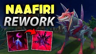 NEW NAAFIRI IS INSANELY BROKEN UNTARGETABLE AND RESETS?! RIOT????? -  NAAFIRI REWORK GAMEPLAY