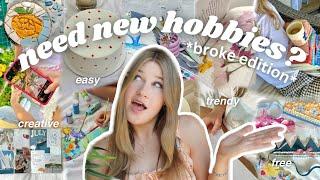FREE HOBBIES you need to get into if you’re BORED & BROKE