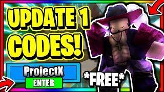 ALL *NEW* SECRET OP WORKING CODES! [Update 1] Roblox Project X