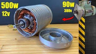 How to convert an asynchronous motor into a BLDC motor