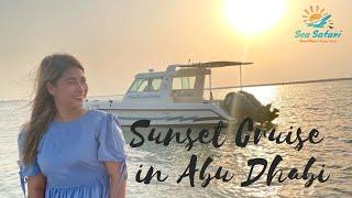 Sunset Cruise in Abu Dhabi ll SEA SAFARI CRUISES II Em Serrano Vlog