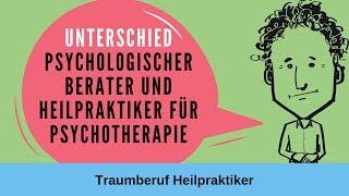 Unterschied psychologischer Berater und Heilpraktiker für Psychotherapie