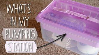 What's in My Exclusively Pumping Portable Pumping Station // Momma Alia