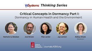 Critical Concepts in Dormancy Part I: Dormancy in Human Health and the Environment