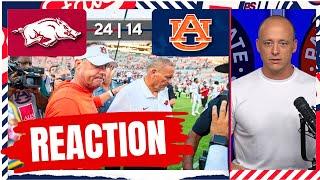 Arkansas Beats Auburn + Hugh Freeze Postgame Comments - Josh Pate Rapid Reaction