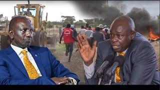 Drama as Gikumari Residents in Ruiru Chase away Govt Earthmovers Constructing Roads on Their Land!