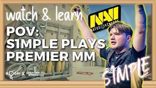 #S1MPLE PLAYS MIRAGE! PREMIER MM