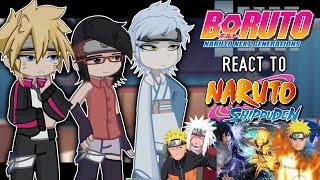 Boruto react to Naruto || Gacha Club || Naruto Boruto Gacha React || Gacha Reaction || Gacha Life 2