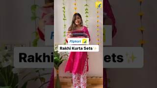 Flipkart Rakhi Kurta Sets Haul️ #shorts #rakhioutfitideas #kurtaset #flipkart #youtubeshorts