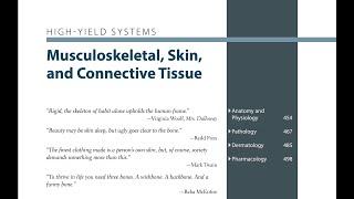 USMLE || Read With Me || First Aid - Musculoskeletal, Skin, and Connective Tissue