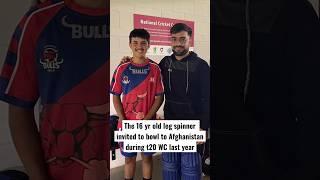 16 yr old leg spinner Eshwin bowling at the Brisbane Cricket Centre #cricket