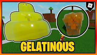 How to get the "GELATINOUS" BADGE + JELLO ABILITY in ABILITY WARS || Roblox