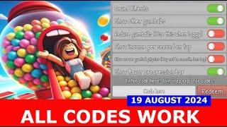 *ALL CODES WORK* Gumball Factory Tycoon  ROBLOX | AUGUST 19, 2024