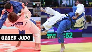 when uzbek JUDOKAS perform their style in uzbek judo