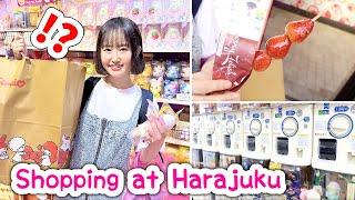 Shopping at Harajuku for a day!! Squishy Vending machine, toys, and more #temu