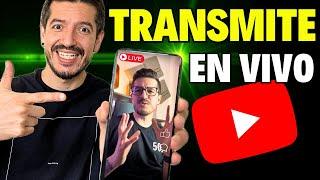 [PASO A PASO] Cómo HACER una TRANSMISIÓN en VIVO desde el CELULAR para YouTube