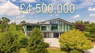 Take a look inside this £4,500,000 modern home - wait until you see the 5 car garage!!