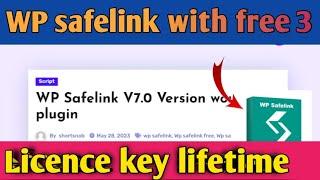 wp safelink plugin with licence key lifetime, AdLinkFly+ URL shortener, earn money