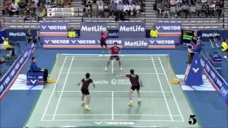 Top 15 doubles badminton rallies 2015