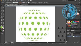 How to create 3D Sphere pattern in Adobe Illustrator