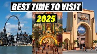 Best Time to Visit Universal Orlando with LOWEST Crowds in 2025?